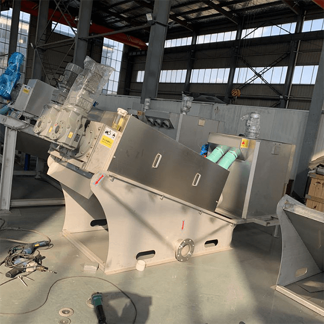 Sludge Screw Dewatering Press Machine Sludge Dehydrator